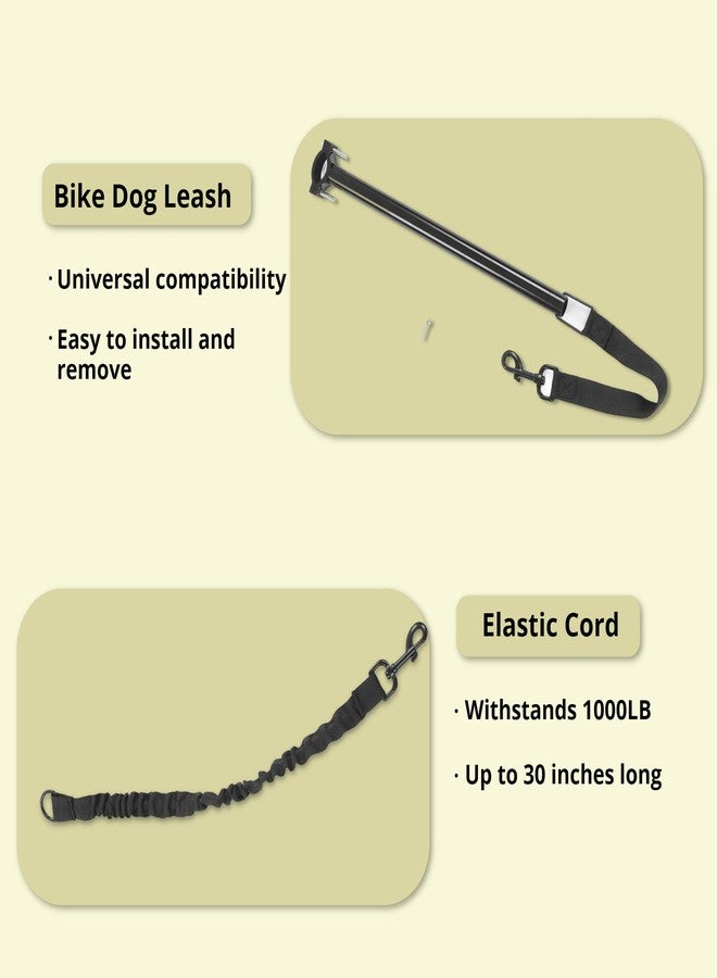 ZEMBSOYA Dog Bike Leash, Dog Hands Leash for Bike Riding, Retractable Attachment for Pet, Quick Install and Remove - Image 5