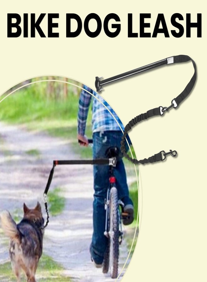 ZEMBSOYA Dog Bike Leash, Dog Hands Leash for Bike Riding, Retractable Attachment for Pet, Quick Install and Remove - Image 2