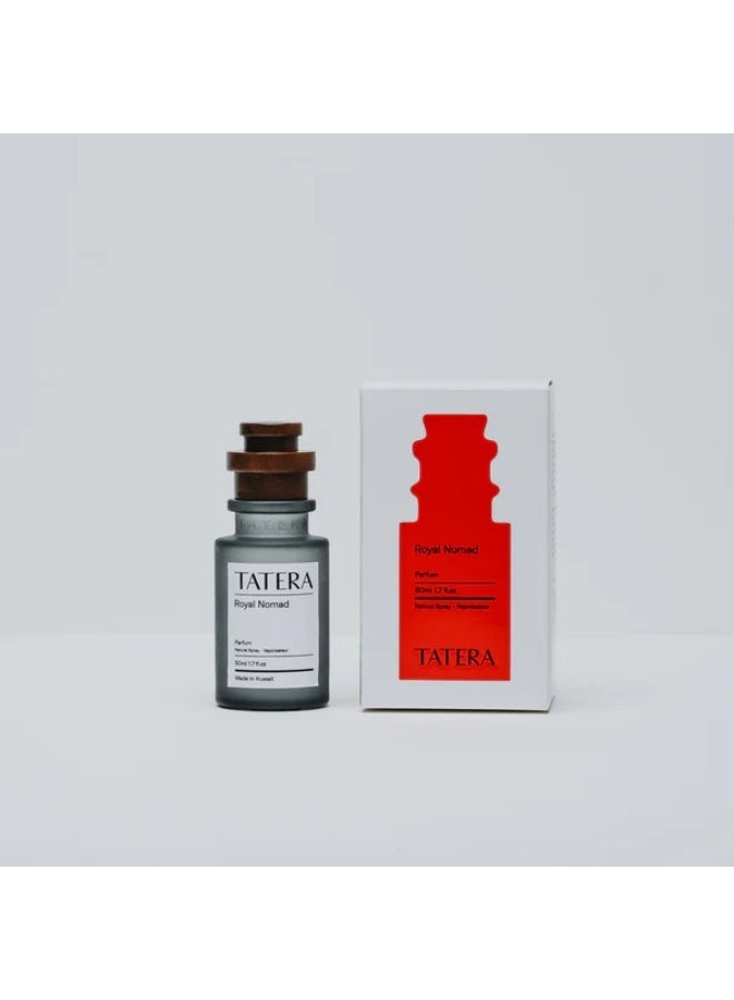 TATERA ROYAL NOMAD - An olfactory odyssey through the desert, where the mystical allure of oud intertwines with saffron, benzoin, rose, and smoky incense. - Image 3