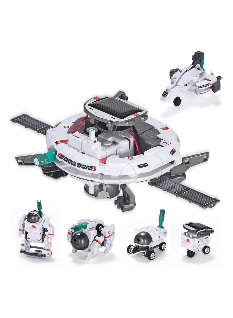 TOY GARDEN Science Kits For Kids Age 8-12, 6 In 1 Space Solar Robot Kit Stem Projects Build Your Own Robot With Solar Panel & Battery Power, Christmas Birthday Idea Gifts Toy For 9 10 11 12 Years Old Boy - Image 1