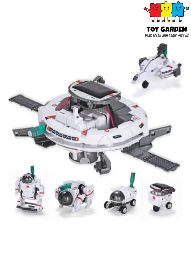 TOY GARDEN Science Kits For Kids Age 8-12, 6 In 1 Space Solar Robot Kit Stem Projects Build Your Own Robot With Solar Panel & Battery Power, Christmas Birthday Idea Gifts Toy For 9 10 11 12 Years Old Boy - Image 1