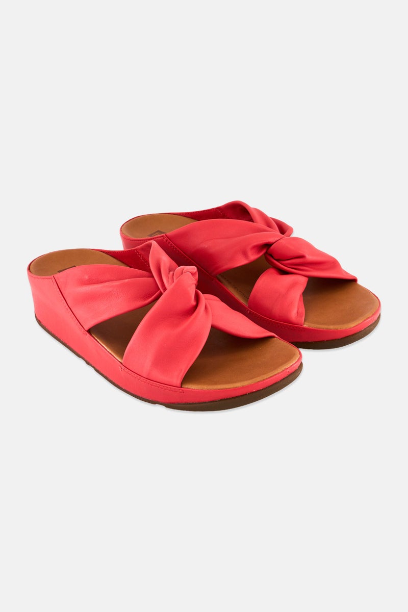 FitFlop Women Twiss Slide Slip On Sandals, Red - Image 1