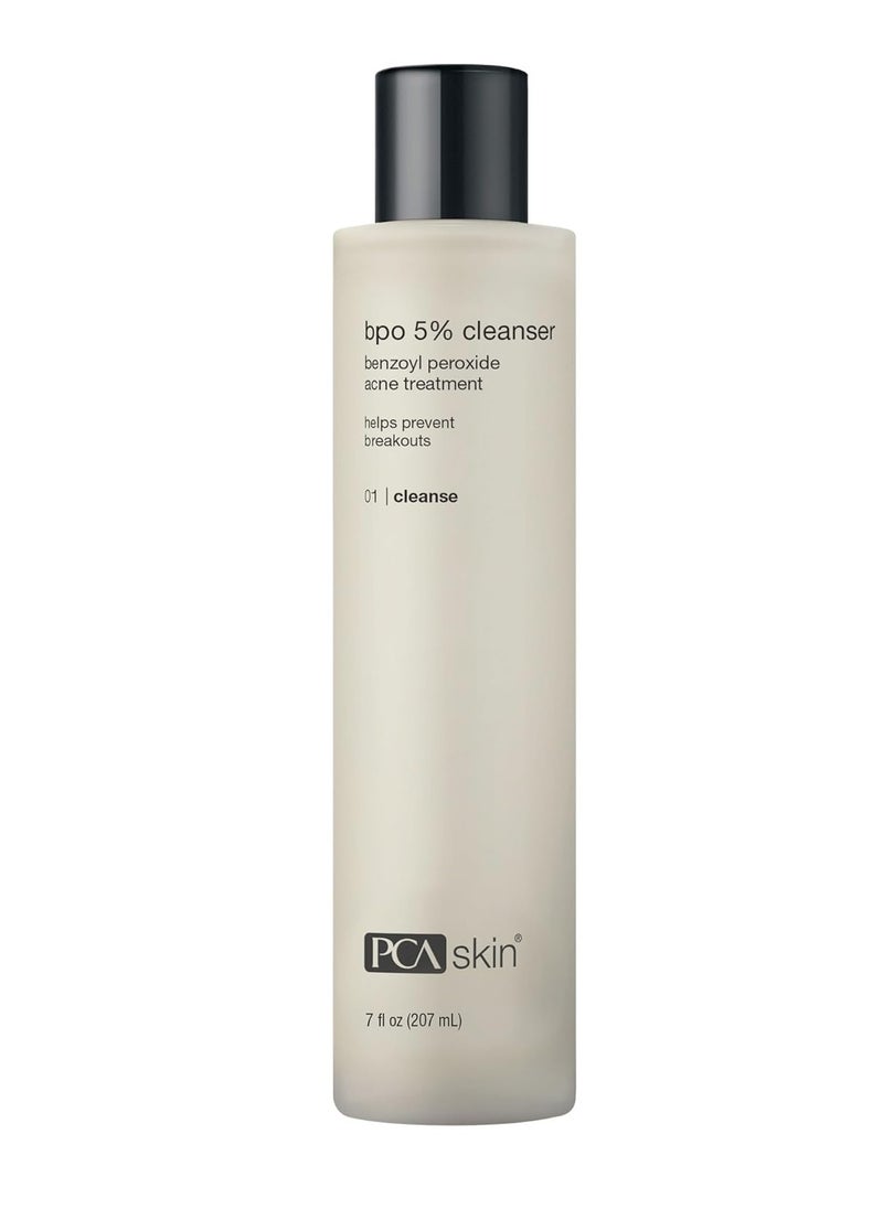 PCA SKIN PCA SKIN 5% Benzoyl Peroxide Face Wash, Foaming Acne Facial Cleanser for Oily and Acne Prone Skin, Eliminates Existing Acne and Helps Prevent Future Breakouts, Cleanses and Calms, 7.0 Oz Bottle  - Image 1