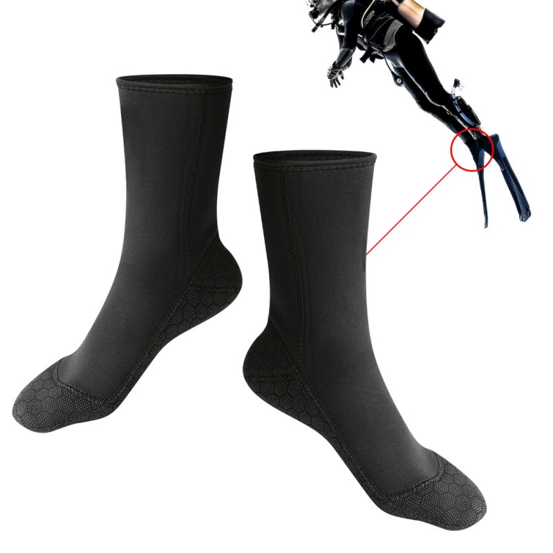 Slinx Neoprene Diving Socks Size L Super Stretch Scuba Socks - Anti-seepage Quick-dry Water Socks for Water Sports Use - Image 4