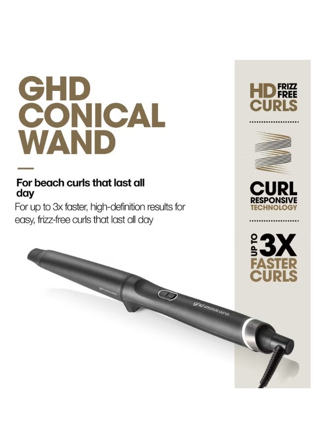 مكواة تجعيد الشعر كرونوس كيرف جراند تونغ من جي إتش دي - مقاس 32 مم - Image 3