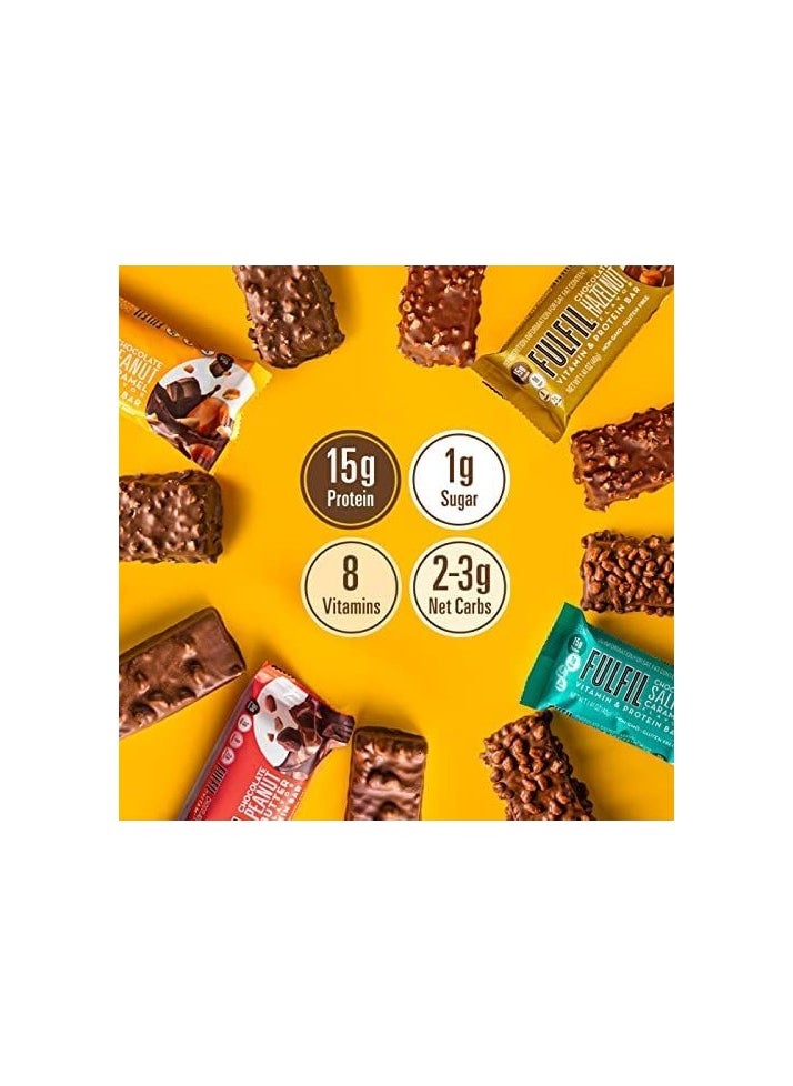 Fulfil FULFIL Vitamin and Protein Snack Sized Bars, Best Sellers Variety Pack 12 Pc  - Image 3