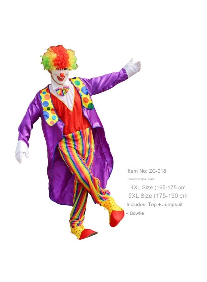 Adult Clown Costume - The Perfect Choice for Carnival Parties