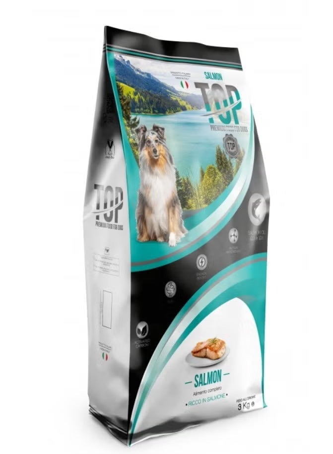TOP Salmon Flavor Dry Dog Food for Adult Dogs 3 kg