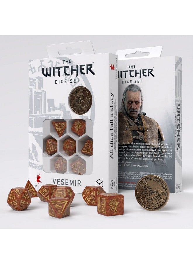Q Workshop The Witcher Dice Set: Vesemir - The Wise Witcher - Image 1