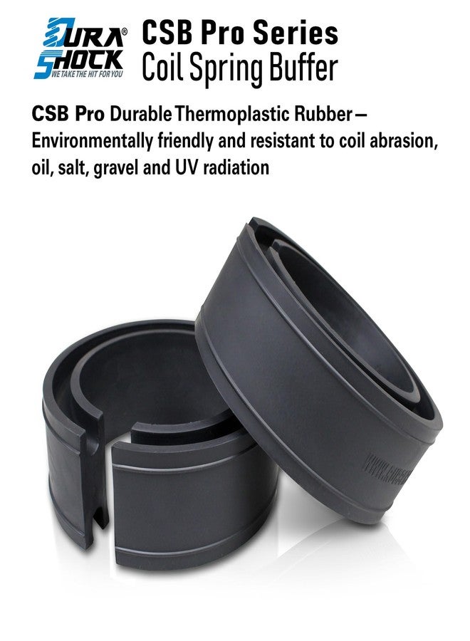 DuraSHOCK Coil Spring Spacer for Vehicle, Comes with Different Series for Different Loading Weight, Front Rear Shock Absorber (CSB Pro, B) - Image 2