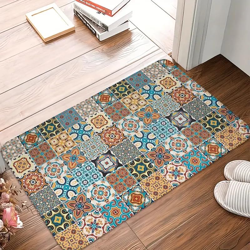KRLZ Kitchen Mats Non Slip Washable Kitchen Rugs Doormat Carpet Floor Mat 120 x 40 60 x 40 cm - Image 3