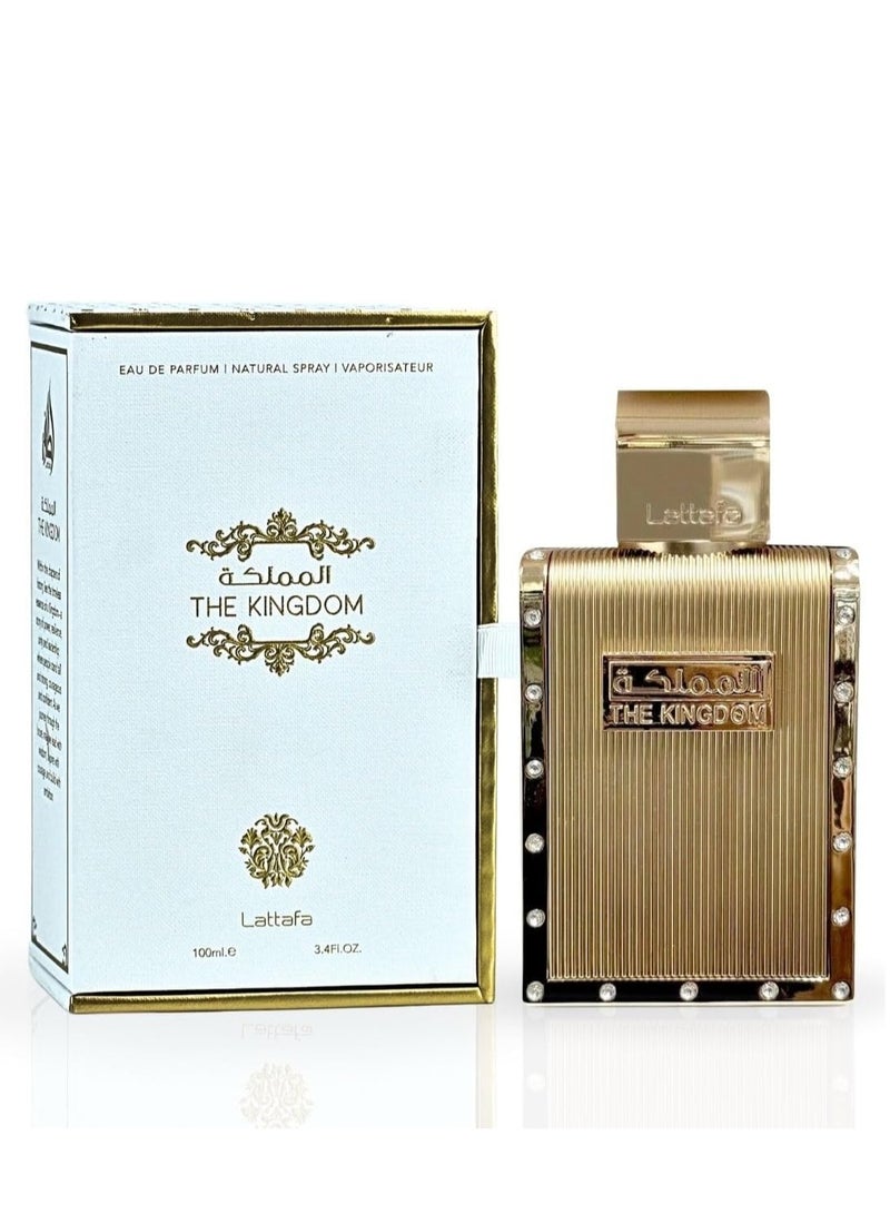 Lattafa The Kingdom Eau De Parfum Spray for Men, 100 ml - Image 1