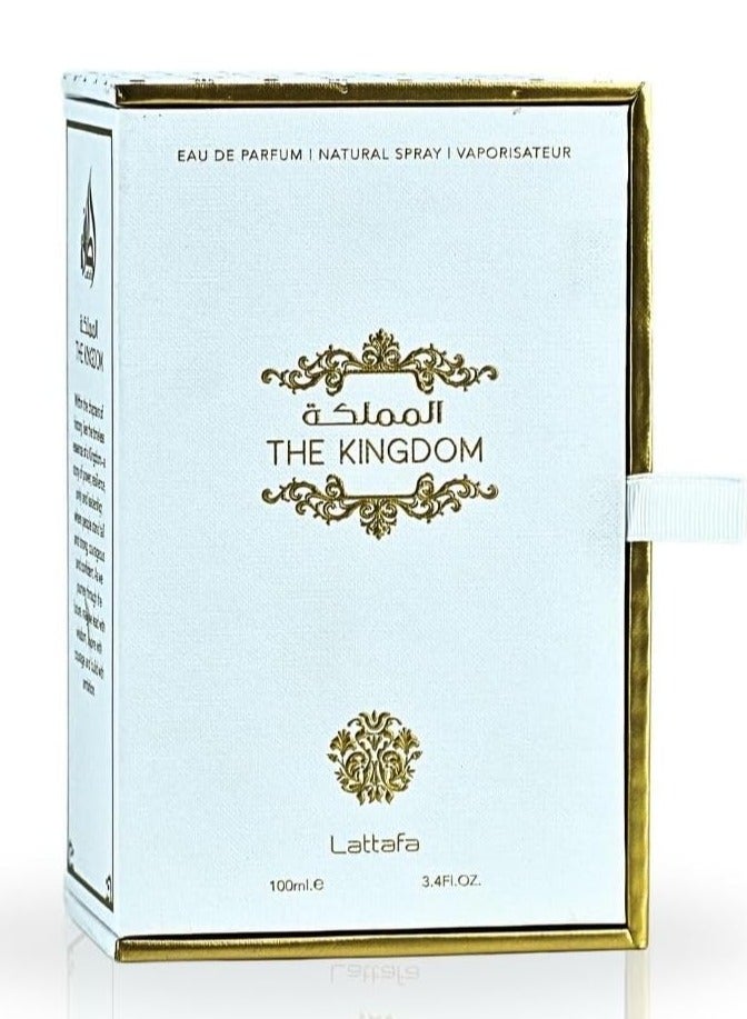 Lattafa The Kingdom Eau De Parfum Spray for Men, 100 ml - Image 3