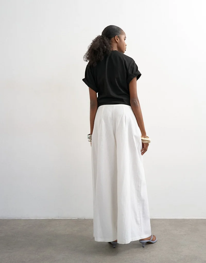TOPSHOP Casual High Rise Wide Trousers