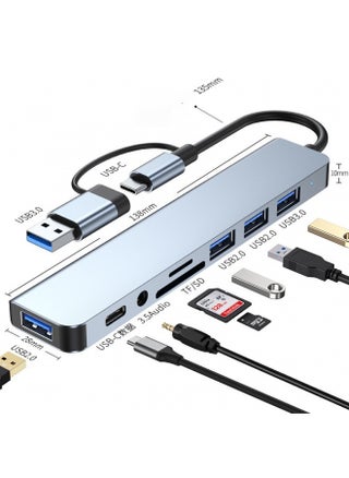8-in-1 Usb C Hub With 100w Pd Charging, Type-c To Hdmi 4k 30hz Adapter, Usb Hub 3.0 5gbps Data Transfer Port, Compatible With Macbook Pro/air 2023 M2/m1, Ipad Pro/air, Hp, Dell, Asus, Lenovo ,etc - pzsku/ZF53286F02E92E1509A45Z/45/1741230594/67b1a126-dc6f-442d-b86a-5b74bd86e713