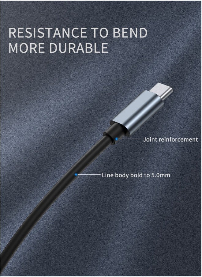 8-in-1 Usb C Hub With 100w Pd Charging, Type-c To Hdmi 4k 30hz Adapter, Usb Hub 3.0 5gbps Data Transfer Port, Compatible With Macbook Pro/air 2023 M2/m1, Ipad Pro/air, Hp, Dell, Asus, Lenovo ,etc