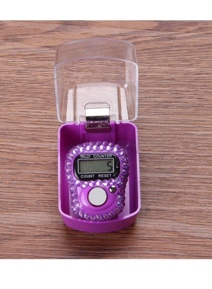 جيوستوس 4 أجهزة كمبيوتر عشوائية عدادات الأصابع - 5 عداد أصابع إلكترونية رقمية LED ، عداد التتبع اليدوي اليدوي. - Image 5