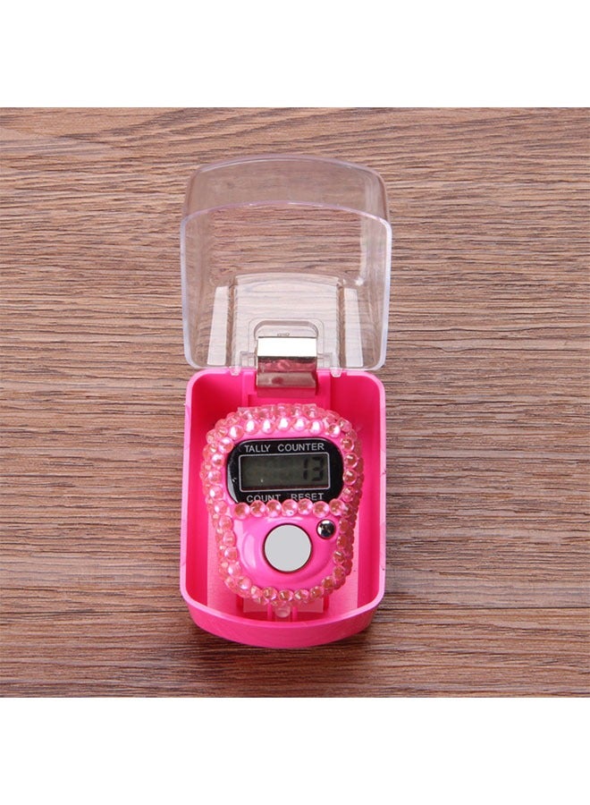 جيوستوس 4 أجهزة كمبيوتر عشوائية عدادات الأصابع - 5 عداد أصابع إلكترونية رقمية LED ، عداد التتبع اليدوي اليدوي. - Image 3