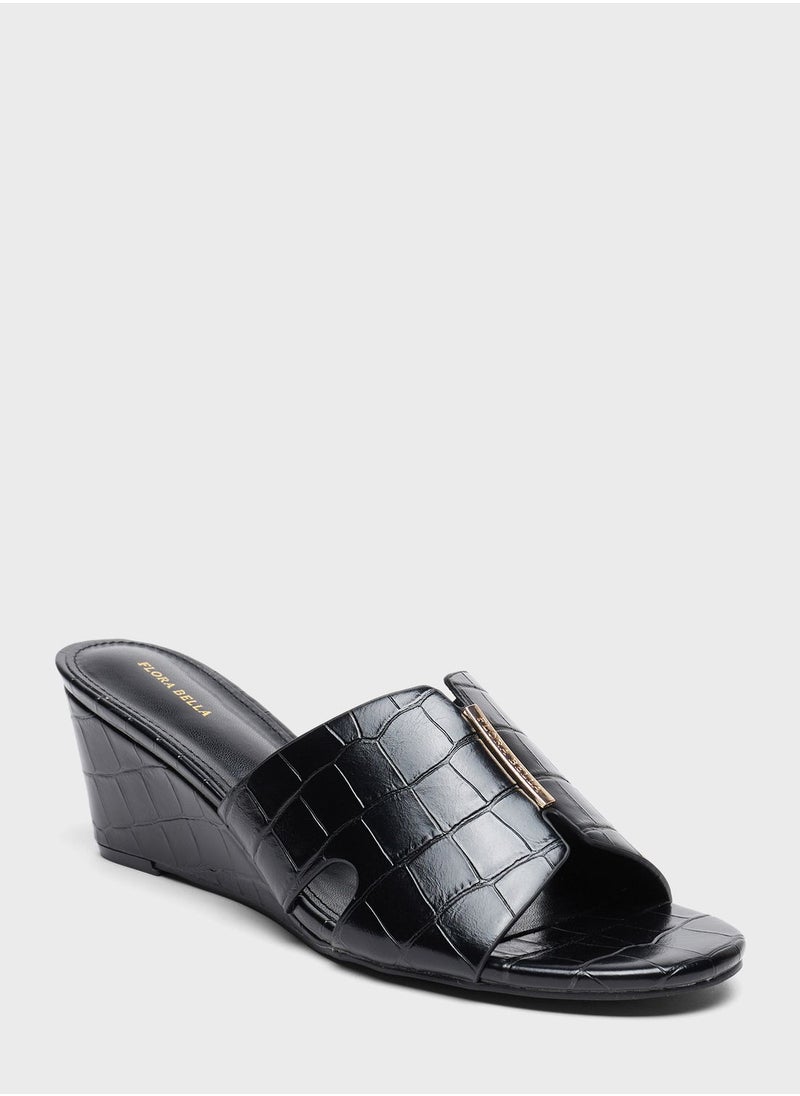 shoexpress - One Strap Wedge Sandals - Image 1
