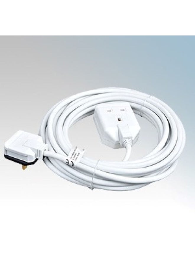 ACE 3 Pin British Plug 1-Socket Extension Cord White 5 m EXS1315W-ASS - Image 3