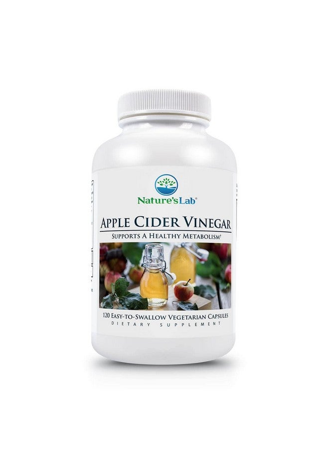 Nature's Lab Apple Cider Vinegar 1200Mg With Chromium 120 Capsules (60 Day Supply) - Image 1