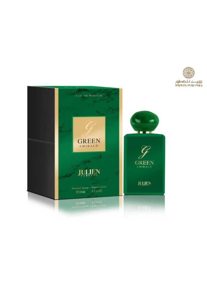 جولين برفيومز عطر جولين جرين إميرالد EDP للنساء – 100 مل (بديل العطر الأرمني الأخضر) - Image 1