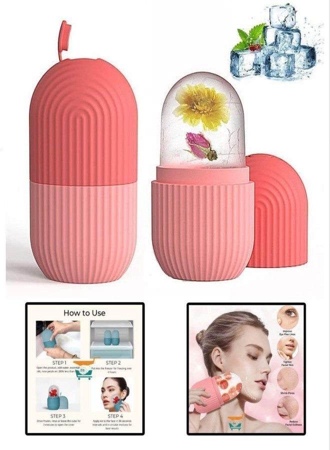 KANAKADHARA Ice Roller For Neck, Face & Eyes Massage, Reusable Facial Tool For Glowing & Tighten Skin Heals & Prevents Acne,Reduces Puffy Eyes Diminishes sign of Aging (Pack of 1, Multicolor) - Image 5