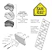 Safe Kidz 10 Assorted Deluxe Rock Climbing Holds for Kids Outdoor Climbing Stones Kit with 20 Swing Safe Fasteners Drill Bit Easy to Install on Lumber from 34 to 125 Thick - Image 4