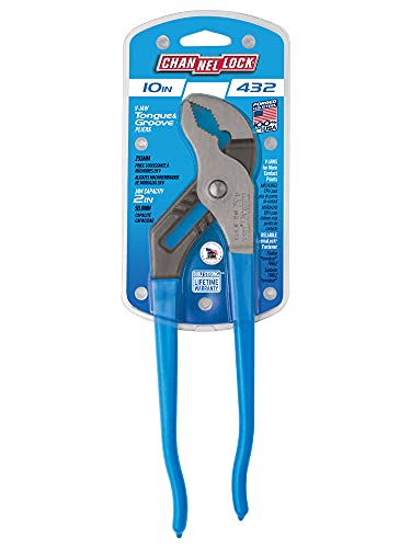 Channellock 432 Tongue and Groove Pliers, 10 In, Polished - Image 4