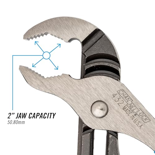 Channellock 432 Tongue and Groove Pliers, 10 In, Polished - Image 3