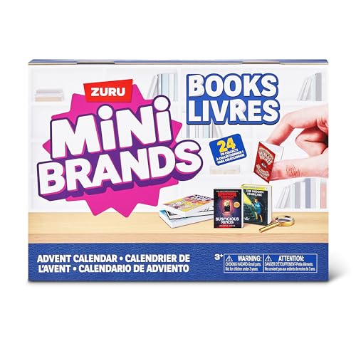 Mini Brands Books Advent Calendar by ZURU Collectible Seasonal Toys for Girls Boys and Collectors - Image 1