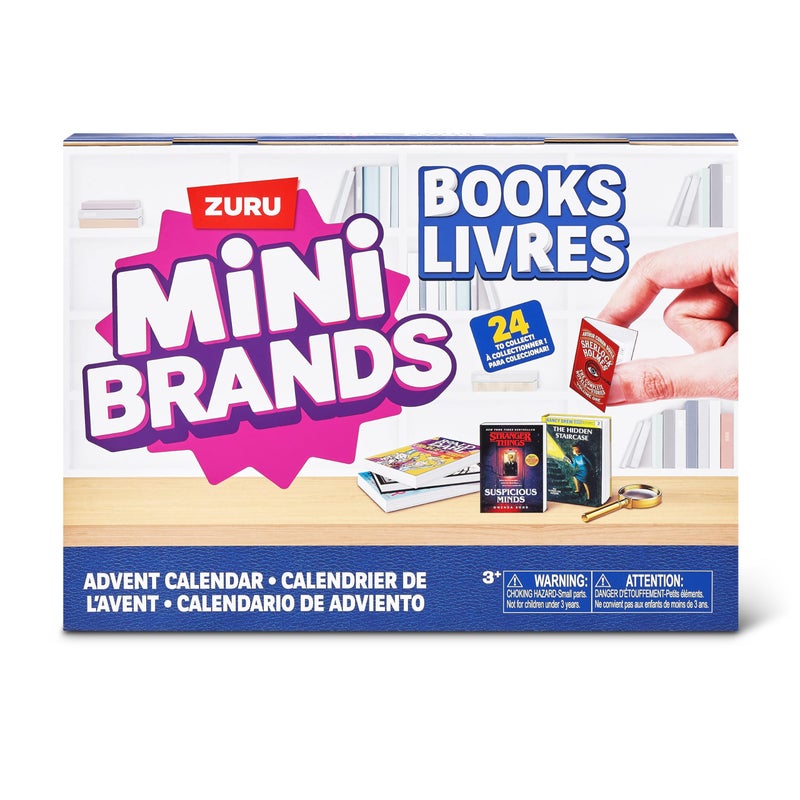 Mini Brands Books Advent Calendar by ZURU Collectible Seasonal Toys for Girls Boys and Collectors - Image 2