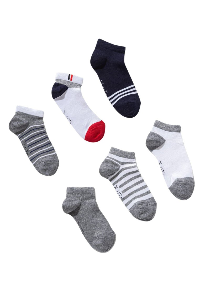 Pluto Pack of 6 Cotton Socket Socks for Kids  - Image 1