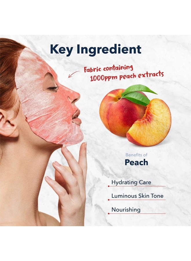 Purederm Deep Purifying Pink O2 Bubble Mask Peach (5 Pack) – Bubble Face Sheet Mask for Purifying & Moisturizing - Image 2