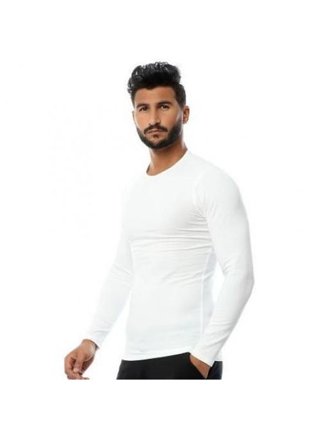 Dice - Men Full Sleeves Undershirt - White