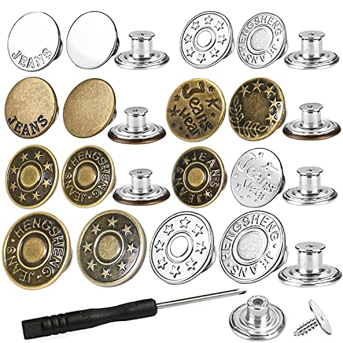 TBUZ 32 Pieces Screw Lid Round Aluminum Tins Empty Metal Jars Spice Lip Balm Candle Storage Containers Travel Cans 2oz  1oz Mixed Sizes White 