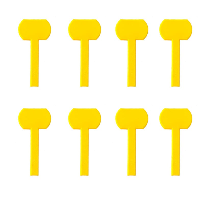 spansee 8 PCS Anti-Wobble Inserts Compatible with Dewalt Toughsystem 2.0 Tool Storage Drawer Boxes, Accessories Compatible for Dewalt Toughsystem 2.0 (Yellow) - Image 1