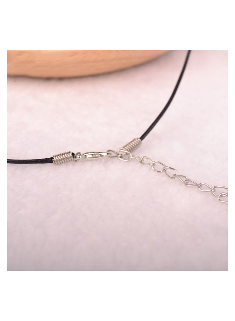 SYOSI Beautiful Pressed Dried Four-Leaf Clover Transparent Glass Pendant Necklace Round Ball for Girl Women Mother Day Gift - Image 4