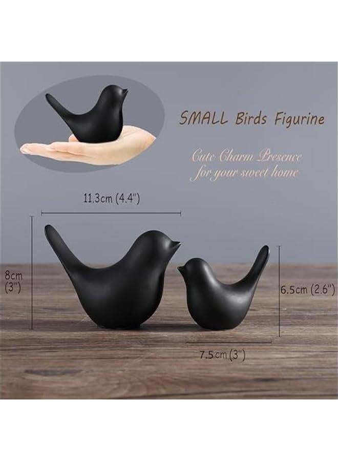 Small animal statues home decoration modern style black decorations suitable for living room, bedroom, office desktop, cabinets and more. - Image 5