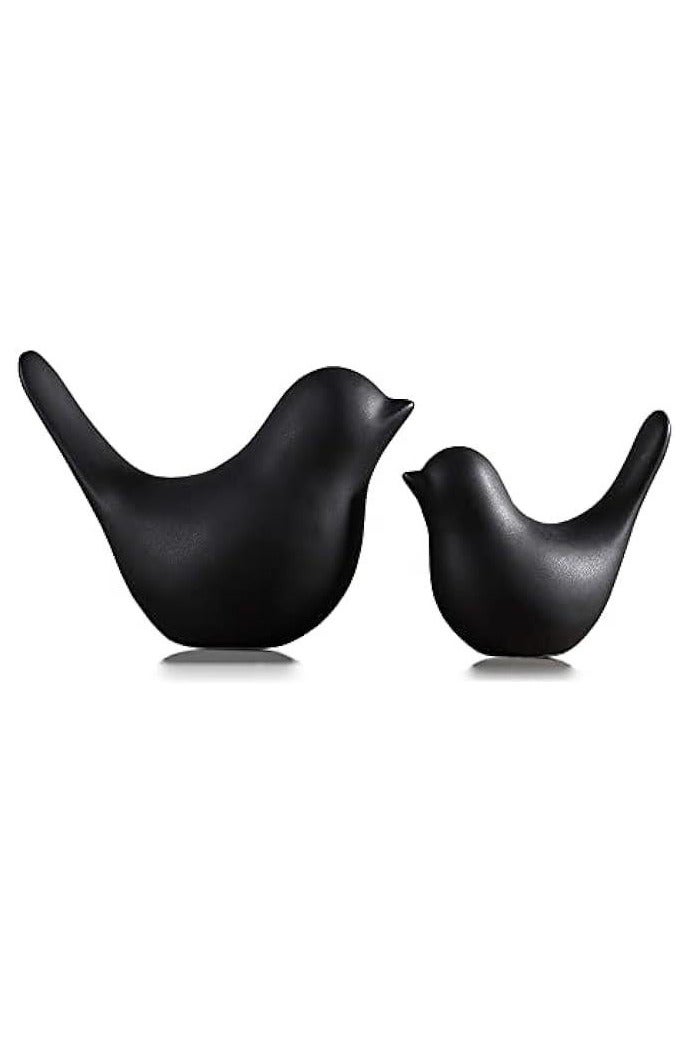 Small animal statues home decoration modern style black decorations suitable for living room, bedroom, office desktop, cabinets and more. - Image 1