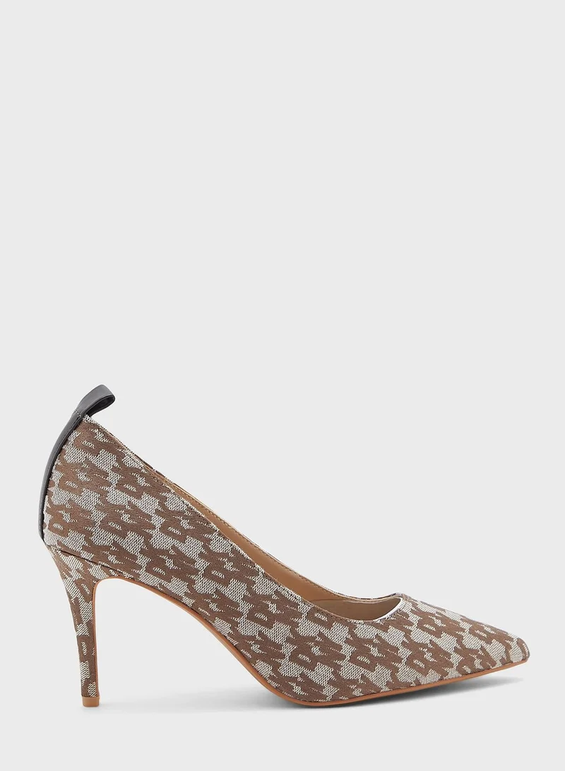 DKNY Raina Monogram Pumps