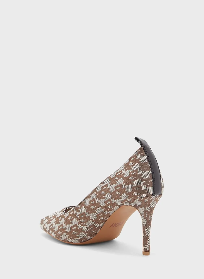 DKNY Raina Monogram Pumps