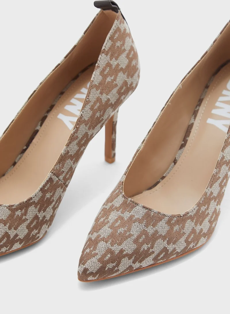 DKNY Raina Monogram Pumps
