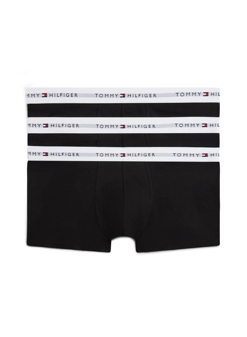 TOMMY HILFIGER 3-Pack Signature Waistband Low Rise Trunks - Image 1