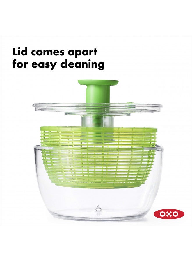 OXO Good Grips Salad Spinner,Green, Large - Image 4