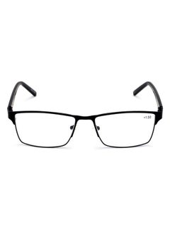 V.W.E. Men Premium Rectangle Metal With Plastic Temple Extra Large Reader 152Mm Wide Frame Reading Glasses (Black 1.75)  - Image 5
