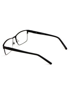 V.W.E. Men Premium Rectangle Metal With Plastic Temple Extra Large Reader 152Mm Wide Frame Reading Glasses (Black 1.75)  - Image 4