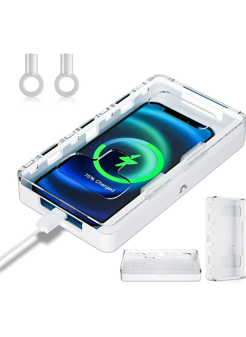 Generic - Portable Phone Lock Box with Two Keys, Helps Kids and Students Focus, Reduces Phone Addiction and Gaming, Compatible with Android, Samsung, Google, and iPhone Models - Image 1