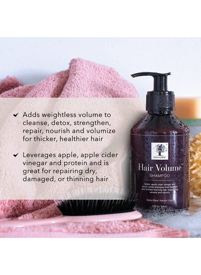 New Nordic New Nordic Hair Volume Shampoo 250ml - Herbal Volumising Shampoo For Dry Damaged Hair - Suitable for Men and Women  - Image 2