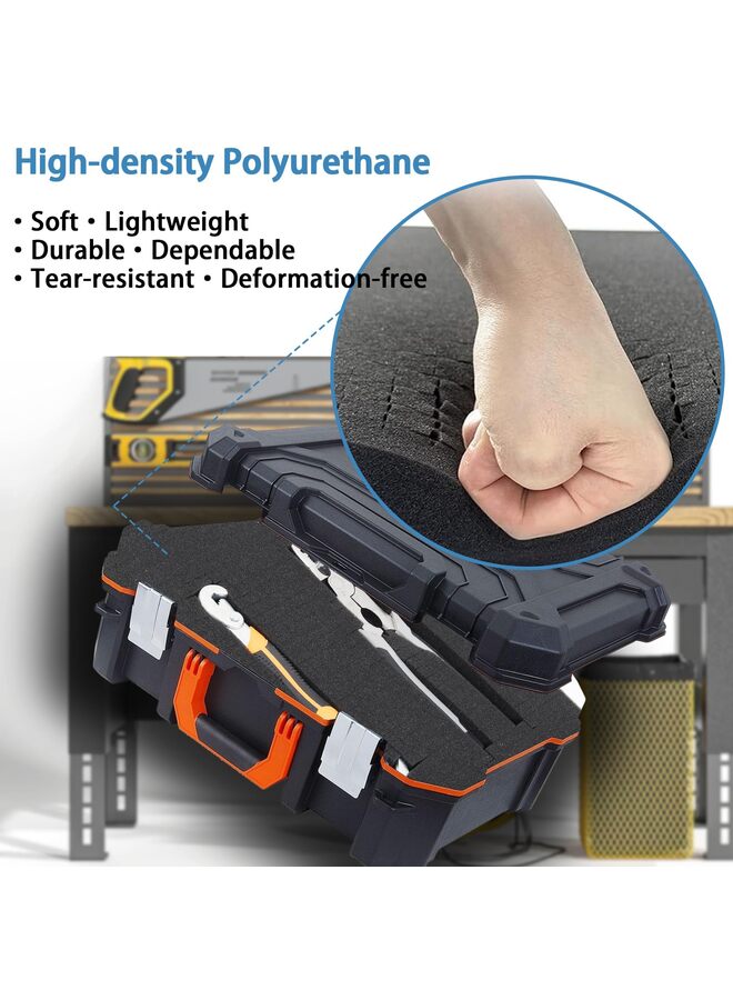 Pick and Pluck Foam Inserts, Pre-cubed Pick Apart Sheets for Crafts Toolbox Game Box Camera Cases Drawer Storage - Image 4